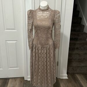 CACHET by BARI PROTAS VINTAGE COTTAGECORE DRESS SIZE 5/6